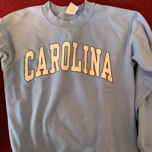Light Blue Carolina Crewneck Sweater - Picture 1 of 5